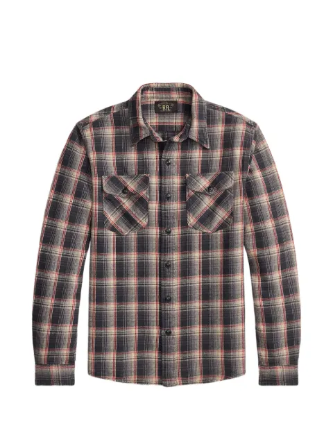 Ralph Lauren RRL checked pocket shirt Grey 782P14463