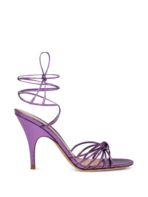 Gianvito Rossi Malé self-tie sandals Purple G3270295RICAYE