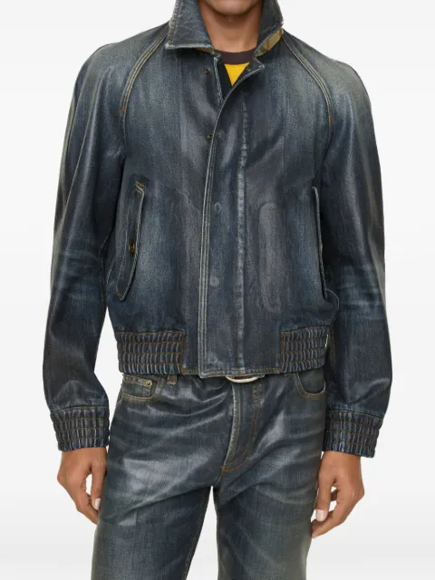 Burberry coated denim jacket Blue 8121597