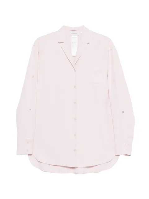 Sportmax Cocco chest-pocket buttoned shirt Pink 2612191022600