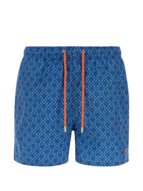 Gallo printed swimming shorts Blue AP516866