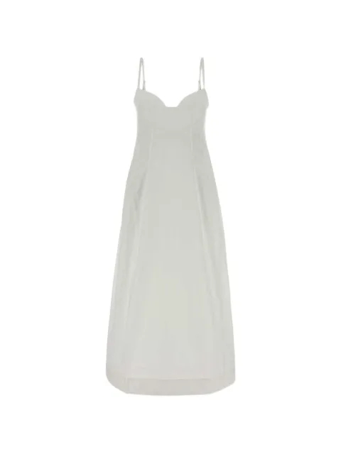 Co poplin midi dress White 4582LCSPCORE