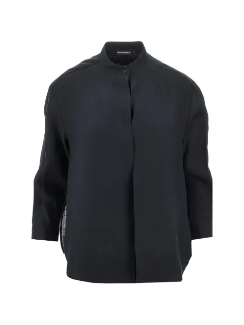 Emporio Armani logo-detail shirt Blue EW003325TE14012