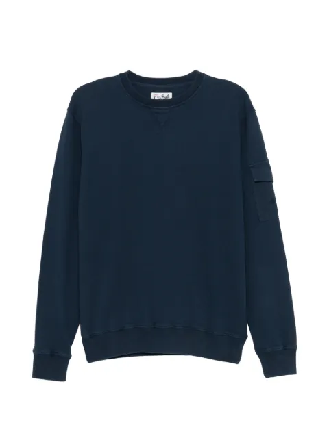 MC2 Saint Barth Chester crew-neck pocket sweater Blue CST0001