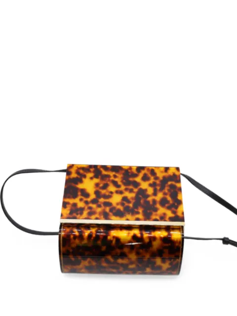 Givenchy Pre-Owned 2014 mini Pandora animal-print box bag Brown NAPBKGBBA083220W