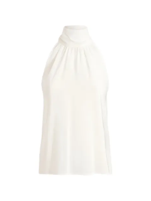 PT Torino Anita bow-detail halterneck top Neutrals 6STP100STDIC23