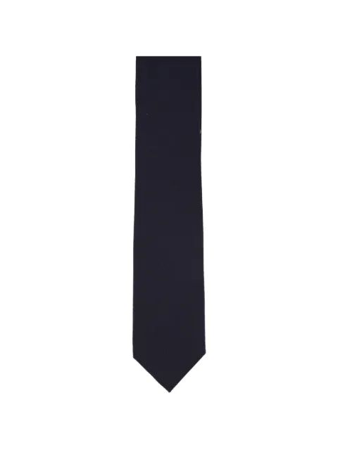 Barba textured tie Blue 535280090