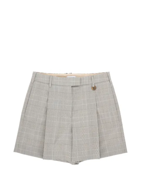 Burberry Check wool tailored shorts White 8120570