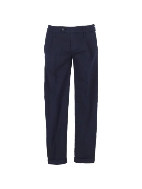 Re-Hash pleated turn-up trousers Blue P0081BW21044002
