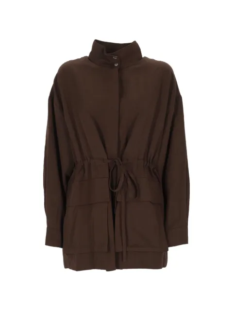 Eleh drawstring jacket Brown SS260207MORO