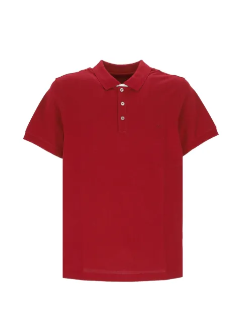 Fay logo-embroidered polo shirt Red NPMB252135STDWR002