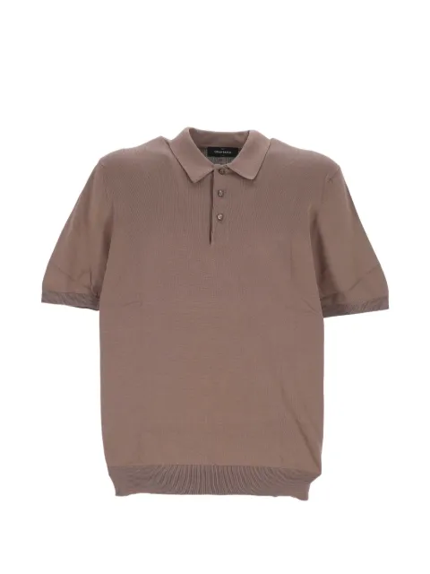 Gran Sasso short-sleeve polo shirt Neutrals 4311029401170