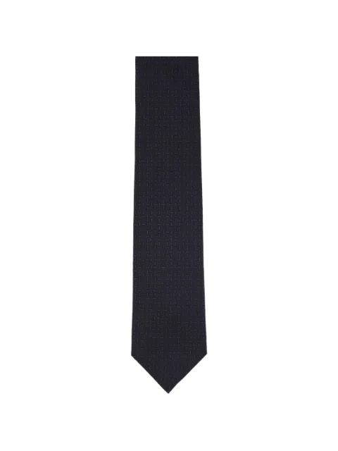 Barba patterned tie Blue 535280091