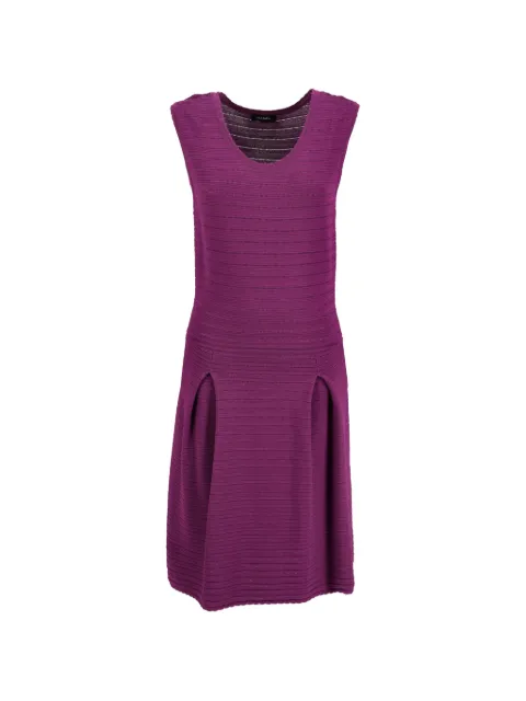 MAX&Co. pleated sleeveless midi dress Purple WCV240618