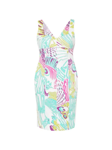 PUCCI Pre-Owned printed mini dress White WCV241016