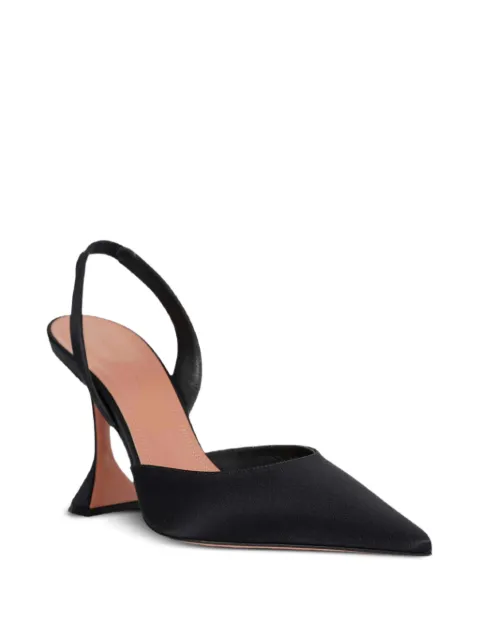 Amina Muaddi Holli slingback pumps Black 16S365909HOL
