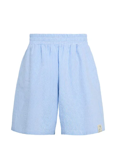 Family First striped seersucker shorts Blue PSS2602LB