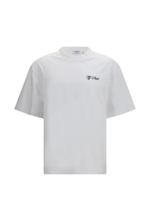 Off-White logo-print T-shirt White 44MAA120S26J01D100