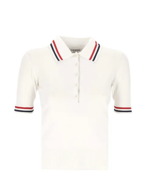 Thom Browne striped polo shirt White FKP132AY5502100