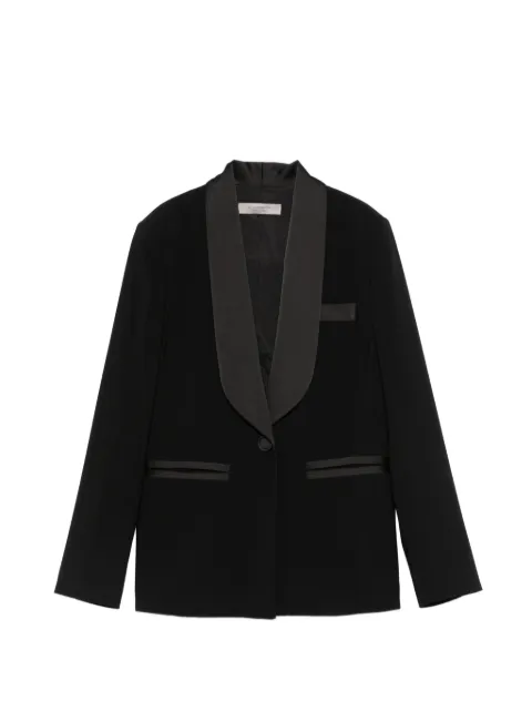 D.Exterior shawl-collar jacket Black 629012