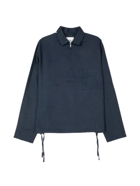 Arte Antwerp zipped sweater Blue SS26011C