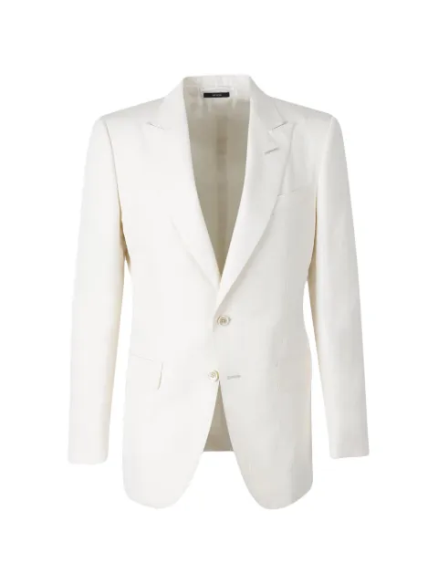 TOM FORD single-breasted blazer White JLMP01SLS03