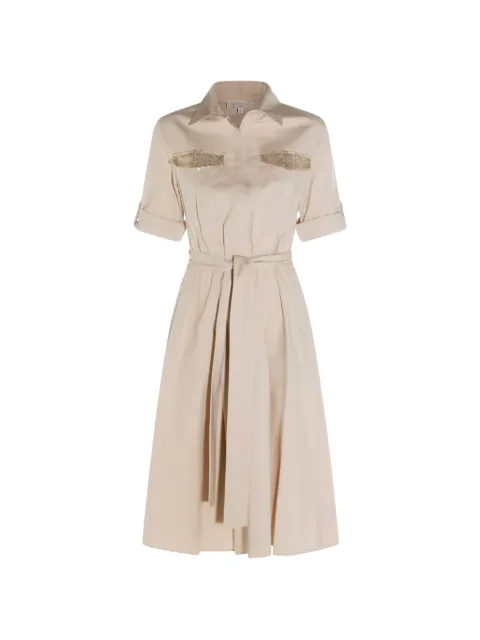 Antonelli cotton midi dress Neutrals Q6649
