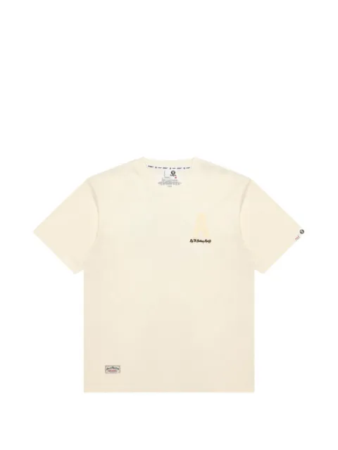 AAPE BY *A BATHING APE® letter patch AAPE sport T-shirt Neutrals AAPTEM1847XXQ