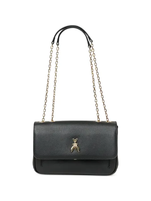 Patrizia Pepe logo-plaque shoulder bag Black 8B0228L001K118