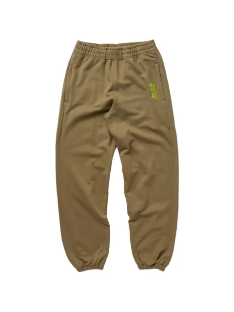 Les Girls Les Boys elasticated-waistband track pants Green ST110J0001