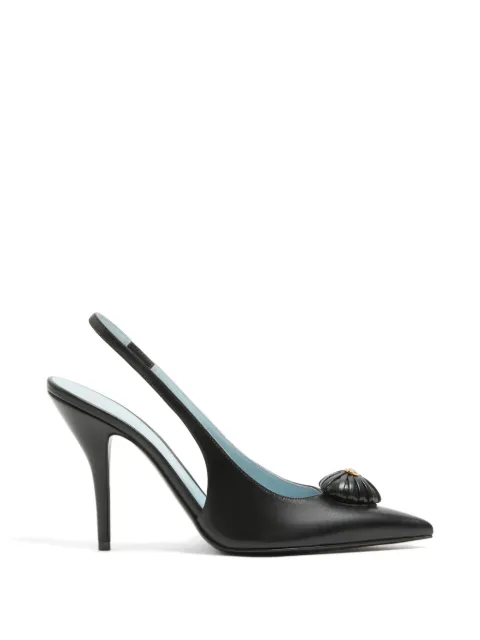 Valentino Garavani Coeur Royal slingback pumps Black WS0PR9DMD