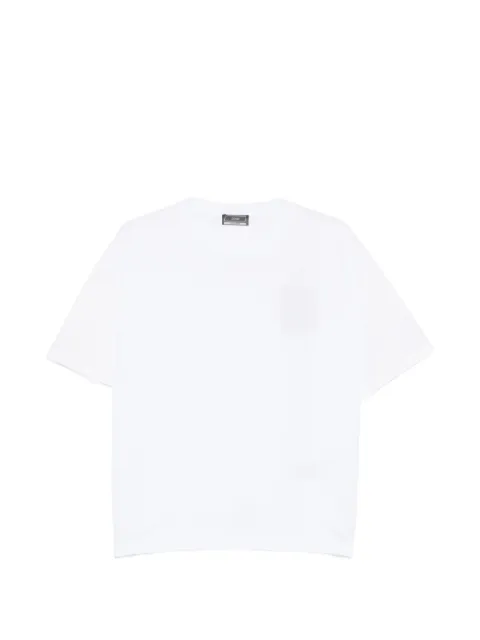 Herno drawstring-hem T-shirt White JG000320D52000