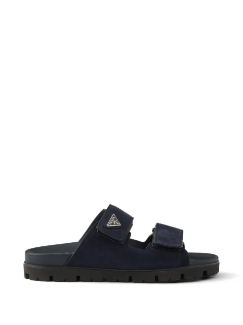Prada suede band sandals Blue 2X3129FG000054