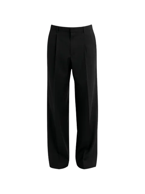 Sunflower Wide pleated wool trousers Black 42091
