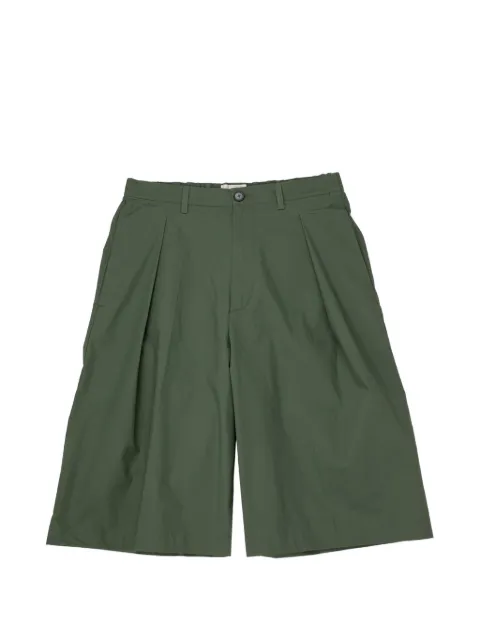 Barena Amado Viano pleated bermudas Green PAD55612736