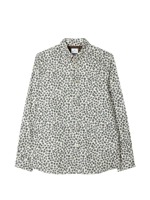 PS Paul Smith animal-print shirt Neutrals M2R708UV22582
