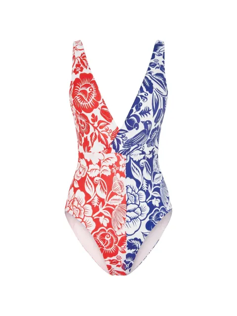 FARM Rio Cashew and Birds swimwear Red 344779