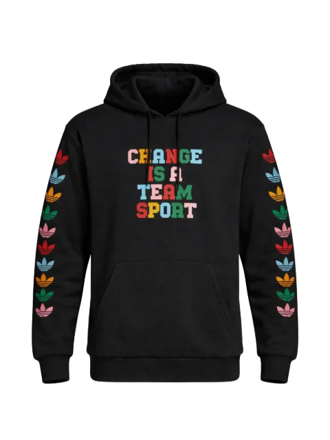 adidas logo-print hoodie Black GP4439