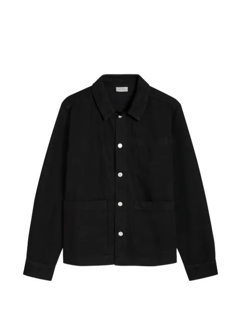 Les Deux patch-pocket shirt jacket Black 1001455