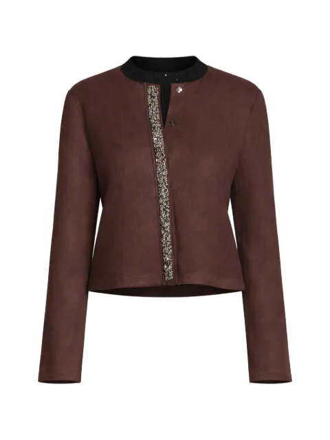 Betty Barclay embellished trim knitwear Brown 47181178