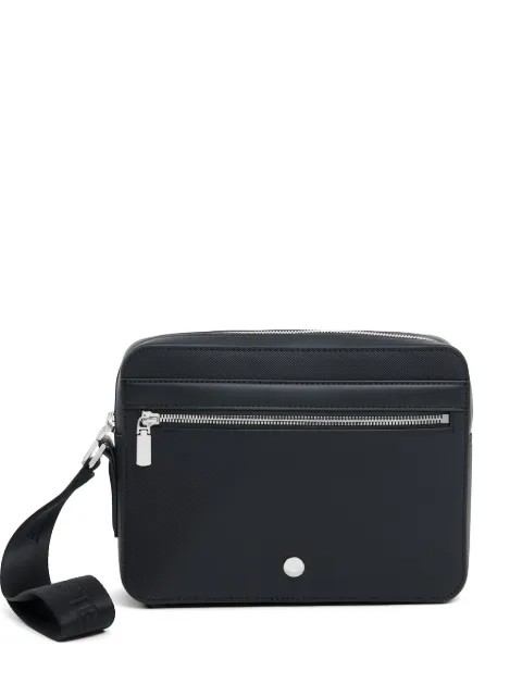 Lacoste Langon textured leather clutch Black NH5279HW