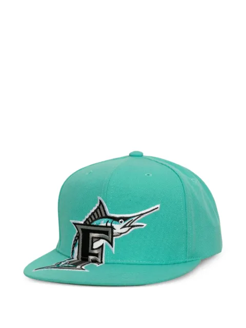 Mitchell & Ness logo cooperstown cap Green HS9758FMATEALOS