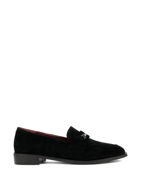 LINDA BAUMANN metal-trim loafers Black 658525228BLK