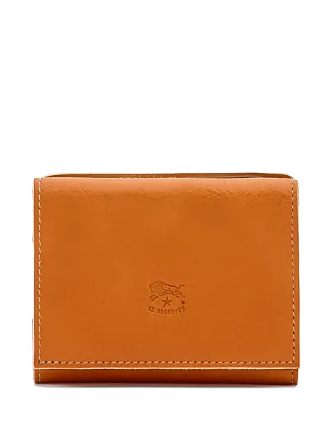 Il Bisonte grained foldover wallet Brown SMW036PV0005