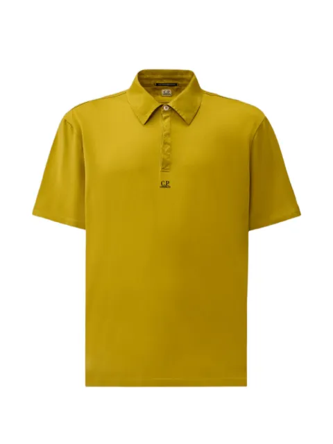 C.P. Company logo polo shirt Yellow 20CMPL116A006374G246