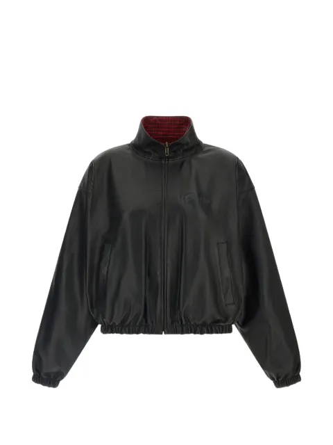 Balenciaga reversible leather jacket Black 856381TRS25