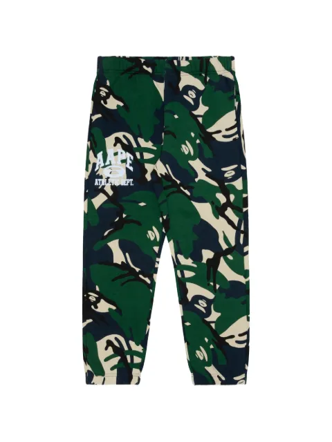 AAPE BY *A BATHING APE® Moonface camouflage track pants Green AAPPTMA639XCL