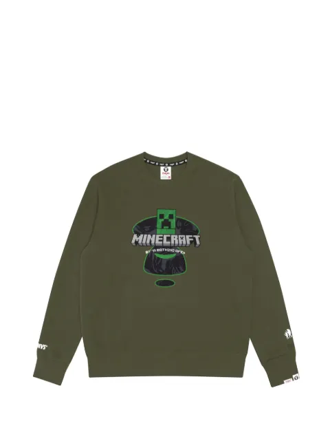 AAPE BY *A BATHING APE® logo graphic sweatshirt Green AAPSWM9564XXH