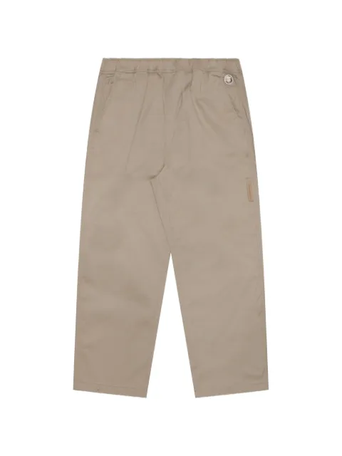 AAPE BY *A BATHING APE® Moonface patch chino trousers Neutrals AAPPTMA664XXM