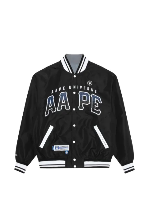 AAPE BY *A BATHING APE® Moonface reversible bomber jacket Black AAPLJM7581XXK
